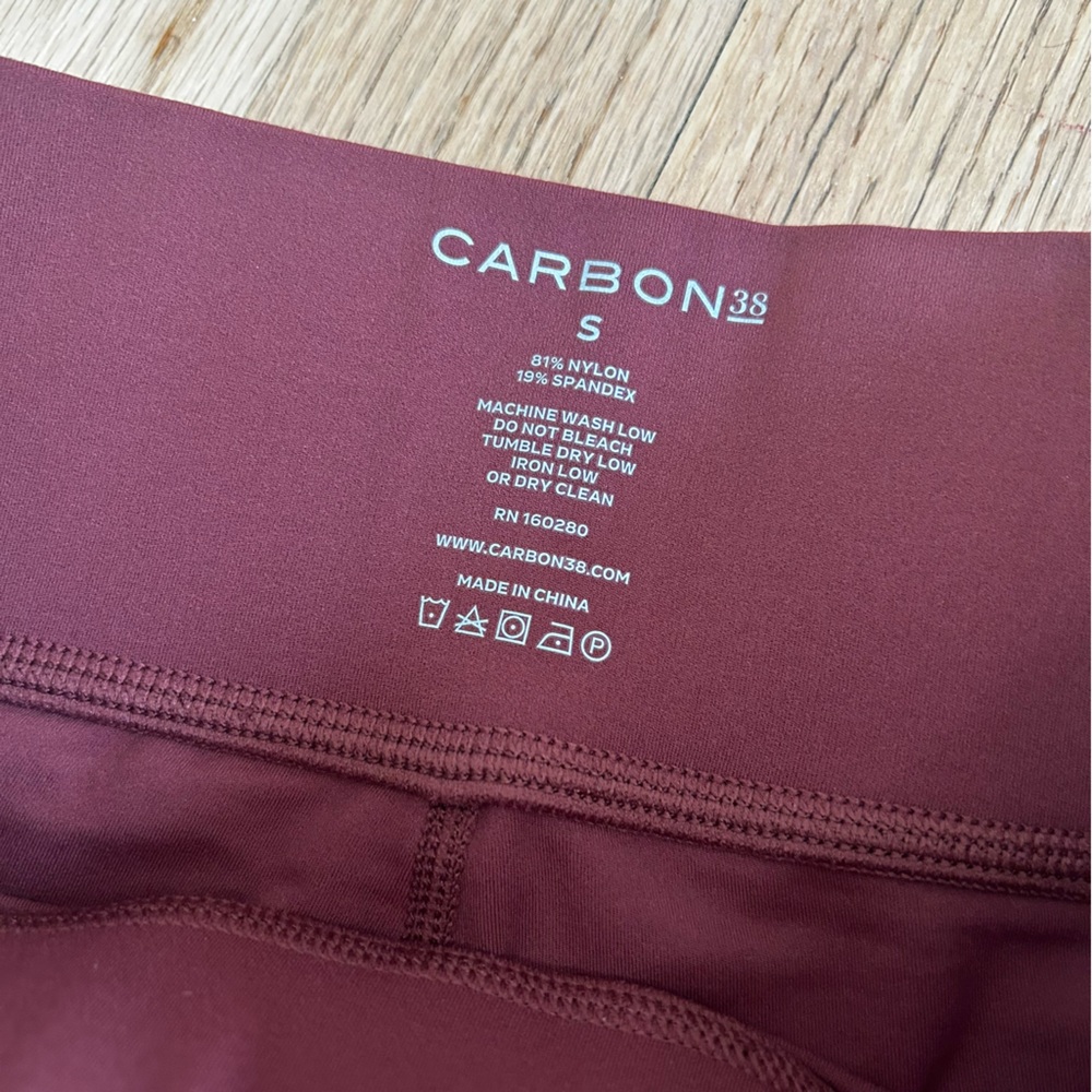 carbon38 tanjung sayang crochet legging mauve womens 7/8 - Picture 4 of 8